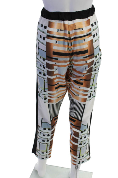 Clover Canyon Womens Mixed Printed Drawstring Pants Multicolor Size S