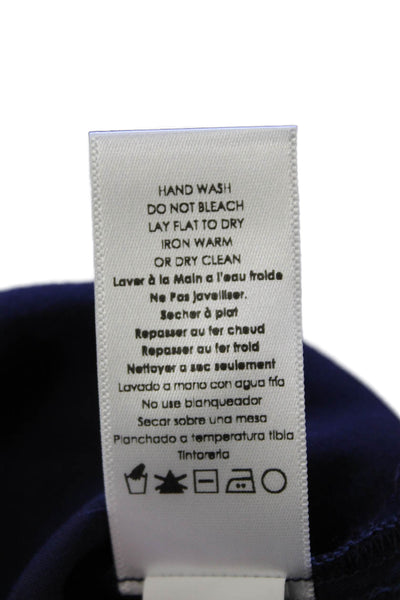 Nation LTD Womens Solid Square Neck Cami Top Navy Size M