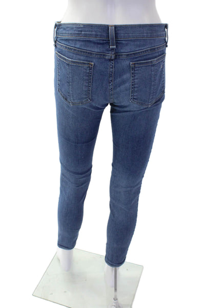 Rag & Bone Jean Womens Cotton Blend Mid-Rise Skinny Jeans Blue Size 27