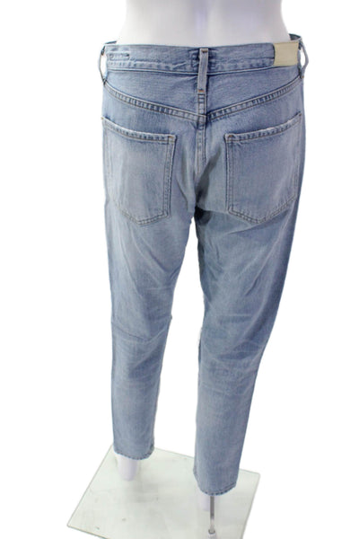 Citizens of Humanity Womens Cotton Blend Distressed Jeans Blue Size 27