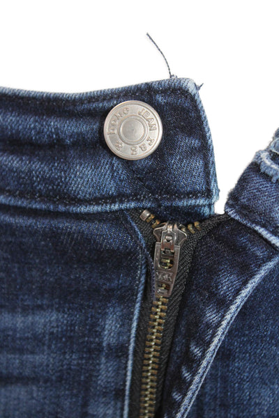 Rag & Bone Jean Womens Denim Dark Wash 5 Pocket Skinny Jeans Blue Size 28