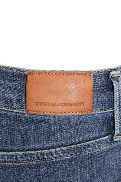 Citizens of Humanity Womens Dark Wash Skinny Jeans Blue Size 23