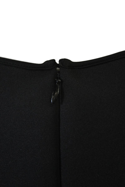Clover Canyon Womens Laser Cut Detail Cropped Tank Top Black Size Large