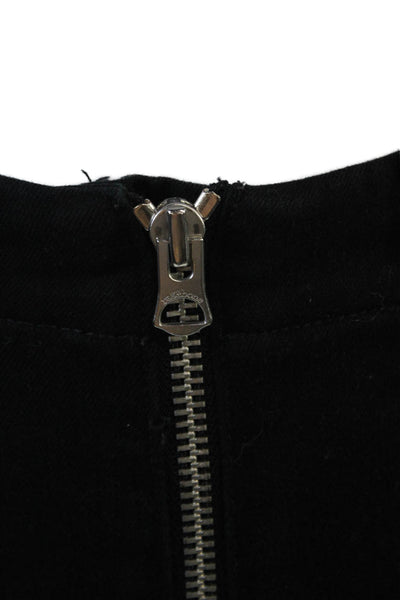 Rag & Bone Womens Zipper Fly High Rise Skinny Jeans Black Denim Size 24