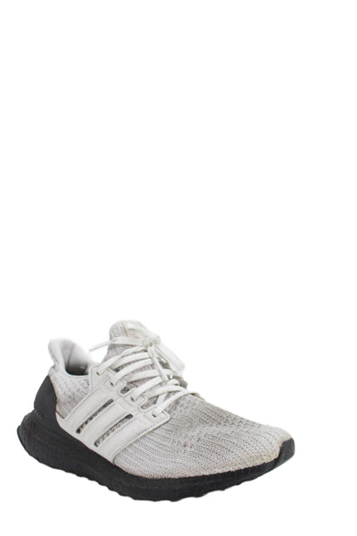 Adidas Mens Textured Lace Up Lined Low Top Sneakers Gray Size 9.5