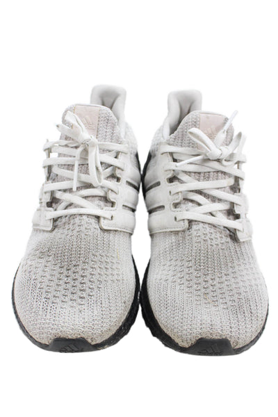 Adidas Mens Textured Lace Up Lined Low Top Sneakers Gray Size 9.5