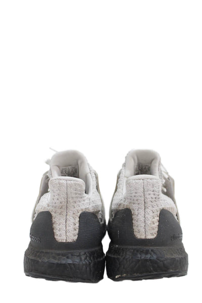 Adidas Mens Textured Lace Up Lined Low Top Sneakers Gray Size 9.5