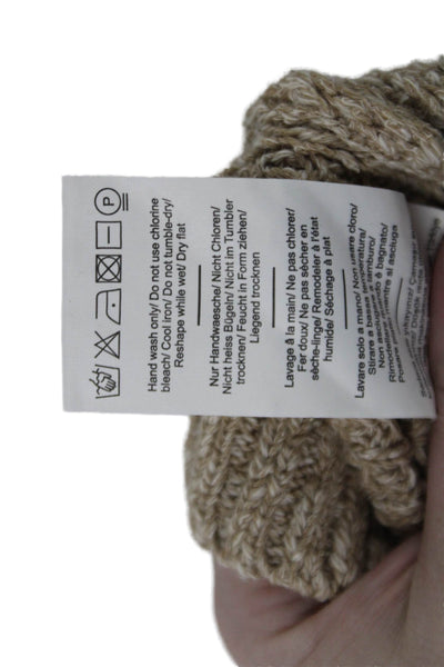Knitss Womens Cardigan Sweater Beige Size M