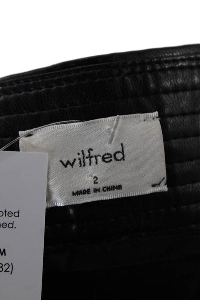 Wilfred Womens Straight Pants Black Size 2