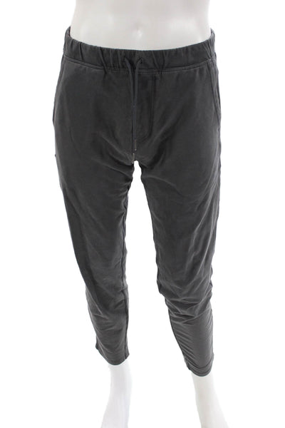 Mack Weldon Mens Cotton Elastic Drawstring Waist Athletic Pants Gray Size M