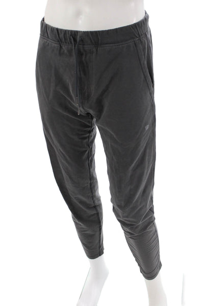 Mack Weldon Mens Cotton Elastic Drawstring Waist Athletic Pants Gray Size M