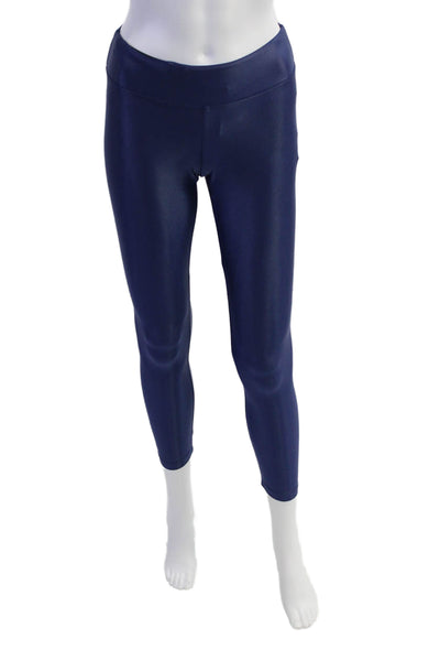 KORAL ACTIVEWEAR Womens Pull On Skinny Ankle Leggings Blue Size XS