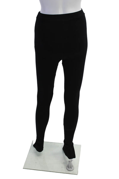 Toteme Womens Pull On Skinny Ankle Leggings Solid Black Size XS