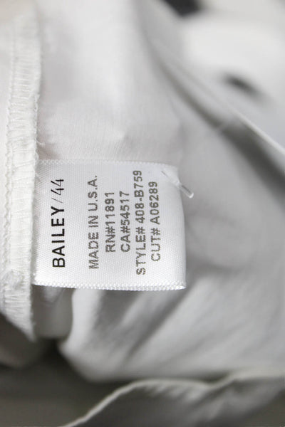 Bailey 44 Womens Long Sleeve Turtleneck Layered Sweater Gray White Size Small