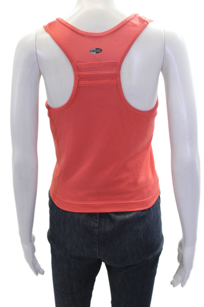 Adidas Womens Built In Bra Activewear Tank Top Coral Size L
