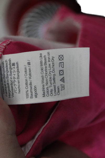 Crewcuts Girls Cotton Scalloped Trim Shorts Pink Size 10