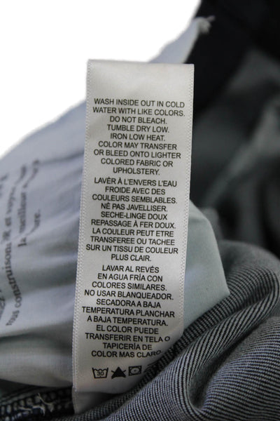 Frame Womens Zipper Fly High Rise Dark Wash Skinny Jeans Blue Size 26