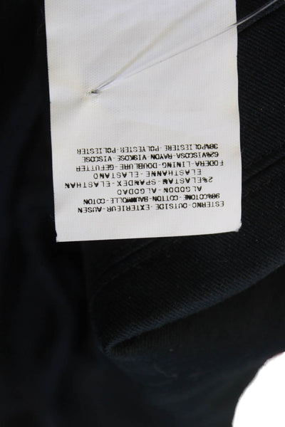 Just Cavalli Womens Single Button Notched Lapel Blazer Jacket Black Size IT 42