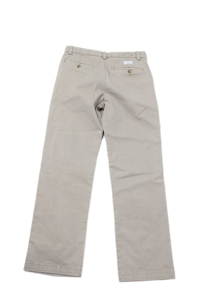 Vineyard Vines Childrens Boys Slim Leg Khaki Pants Beige Size 14