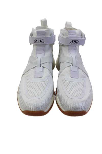 Athletic Propulsion Labs Mens Leather Super Future Sneakers White Size 7