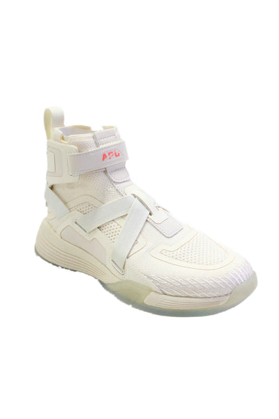 Athletic Propulsion Labs Mens Super Future High Top Sneakers White Size 5