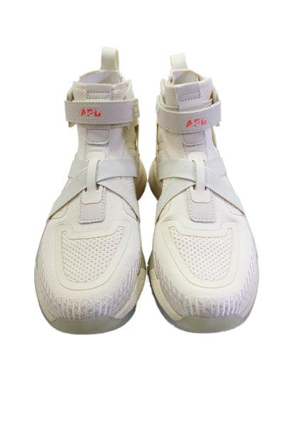 Athletic Propulsion Labs Mens Super Future High Top Sneakers White Size 5