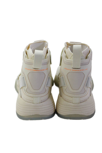 Athletic Propulsion Labs Mens Super Future High Top Sneakers White Size 5