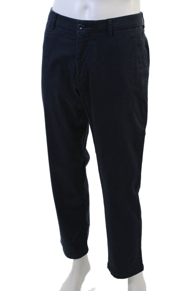Ballin Mens Cotton Ankle Pants Blue Size 36