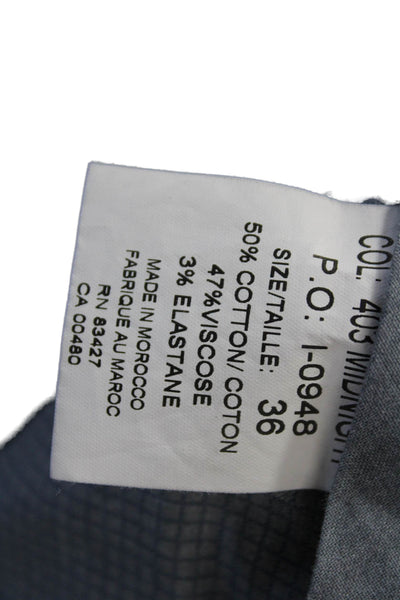Ballin Mens Cotton Ankle Pants Blue Size 36