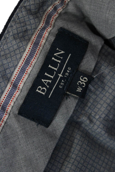 Ballin Mens Cotton Ankle Pants Blue Size 36