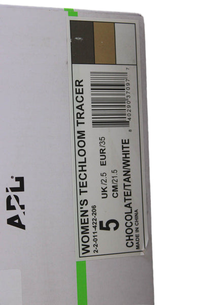 APL: Athletic Propulsion Labs Womens Techloom Tracer Sneakers Shoes Brown Sz 5