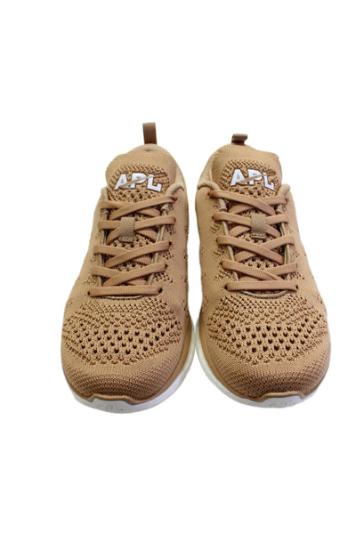 APL: Athletic Propulsion Labs Womens Techloom Pro Sneakers Shoes Tan Size 5.5