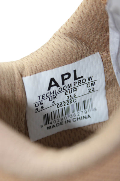 APL: Athletic Propulsion Labs Womens Techloom Pro Sneakers Shoes Tan Size 5.5