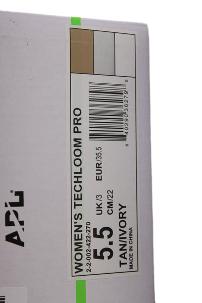 APL: Athletic Propulsion Labs Womens Techloom Pro Sneakers Shoes Tan Size 5.5