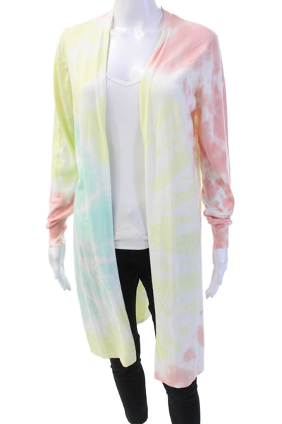 Minnie Rose Womens Cardigan Sweater Multicolor Size S