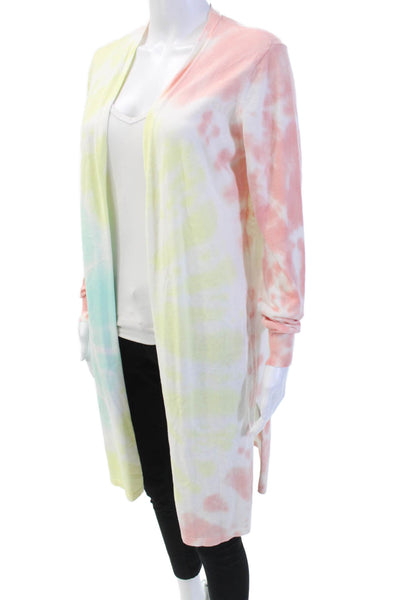Minnie Rose Womens Cardigan Sweater Multicolor Size S