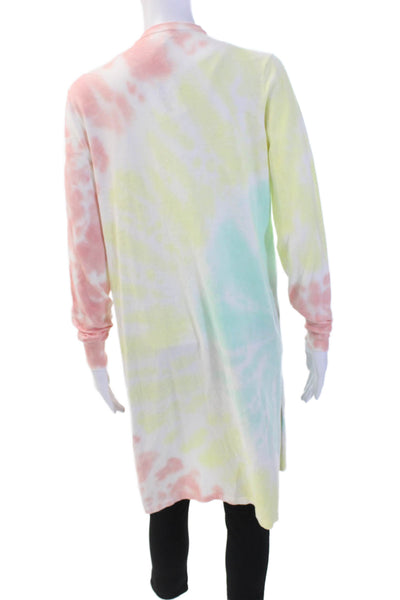 Minnie Rose Womens Cardigan Sweater Multicolor Size S