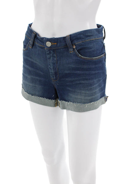 Blank NYC Womens Cotton Five Pocket Cuffed Leg Denim Jeans Blue Size 29