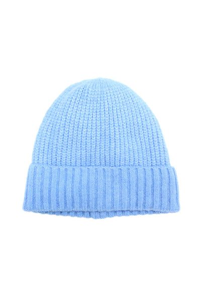 Free People Womens Pull On Winter Beanie Hat Blue Size One Size