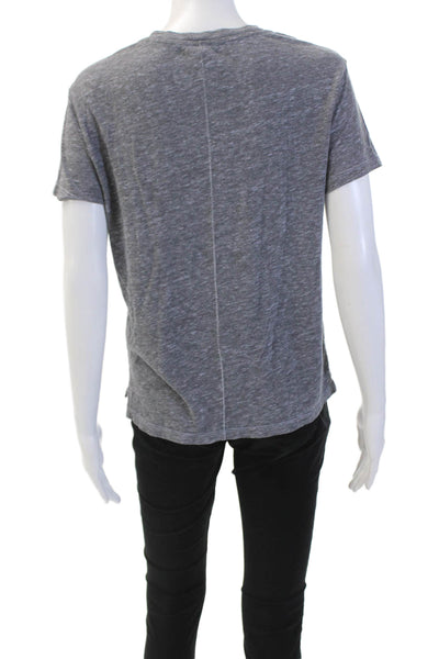 Sundry Womens Graphic T-Shirt Gray Size 1