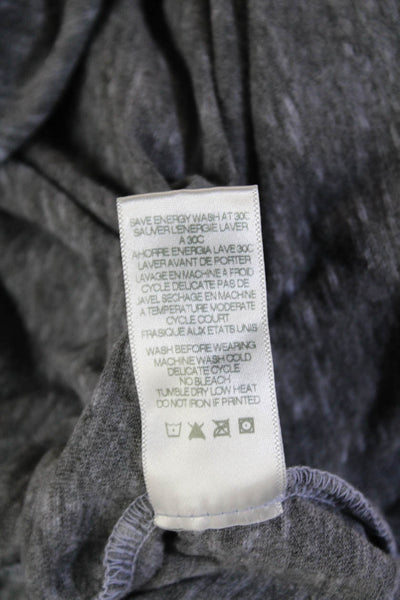 Sundry Womens Graphic T-Shirt Gray Size 1