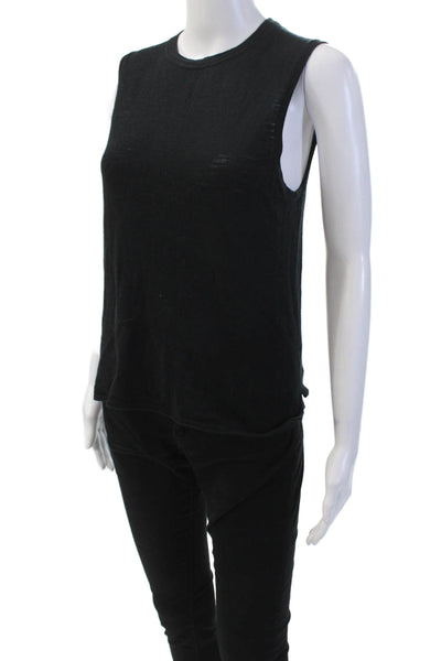 360 Sweater Womens Tank Top Black Size S