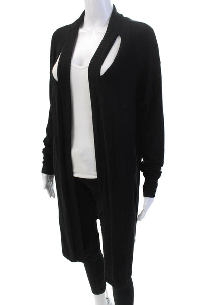 LNA Womens Cardigan Sweater Black Size S