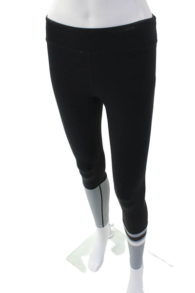 Lilybod Womens Polka Dot Ankle Leggings Black Size S