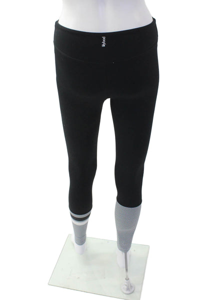 Lilybod Womens Polka Dot Ankle Leggings Black Size S