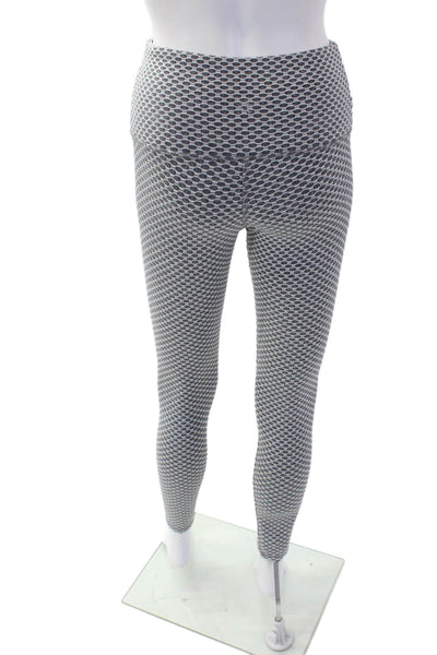 Strut This Womens High Rise Spotted Leggings Gray Size OS