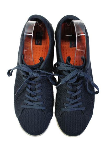 Swims Mens Low Top Open Knit Lace Up Sneakers Blue Size 10