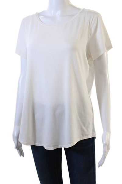 Lululemon Womens Activewear Basic Top White Size 8