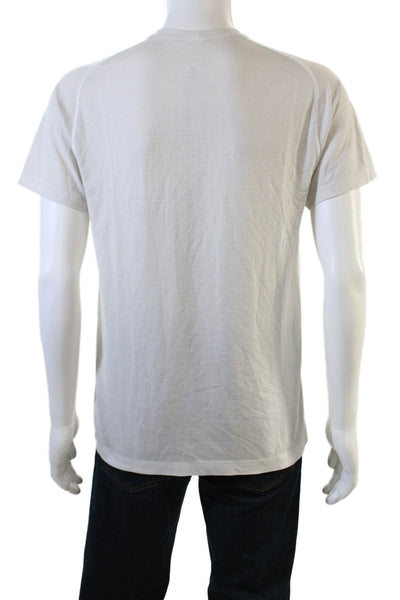 Lululemon Mens Athletic Shirt Beige Size M