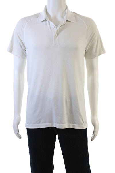 Lululemon Mens Striped Athletic Shirt Size M